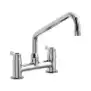 Klarco Styl 2-hole mixer tap 287 mm lever knobs