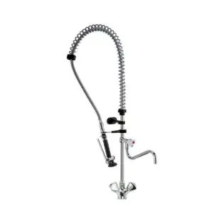 Unidade de pré-lavagem Klarco Styl com 1081 mm de comprimento e pegas triangulares.