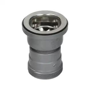 Ensemble de vidage Klarco 2" en acier inoxydable/plastique