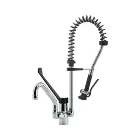 Unidade de pré-lavagem Klarco Shrink com alavanca de 600 mm.