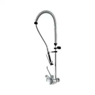 Unidad de prelavado Klarco Styl de 1000 mm montada en la pared.