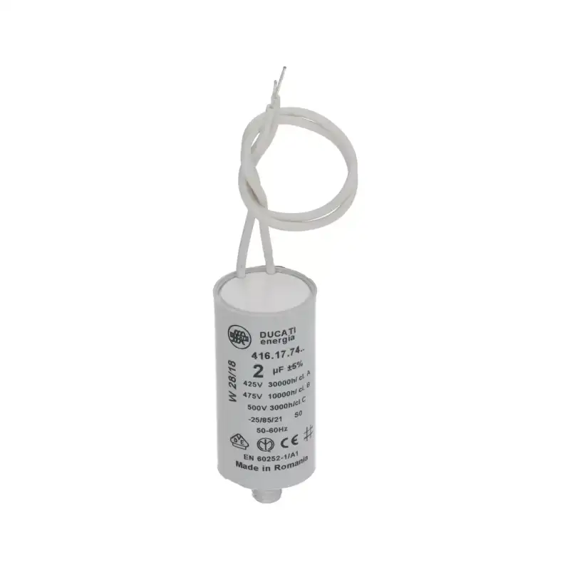 Brooks Parts | Ducati Energia 2µF 416.17.74.46 capacitor with cable