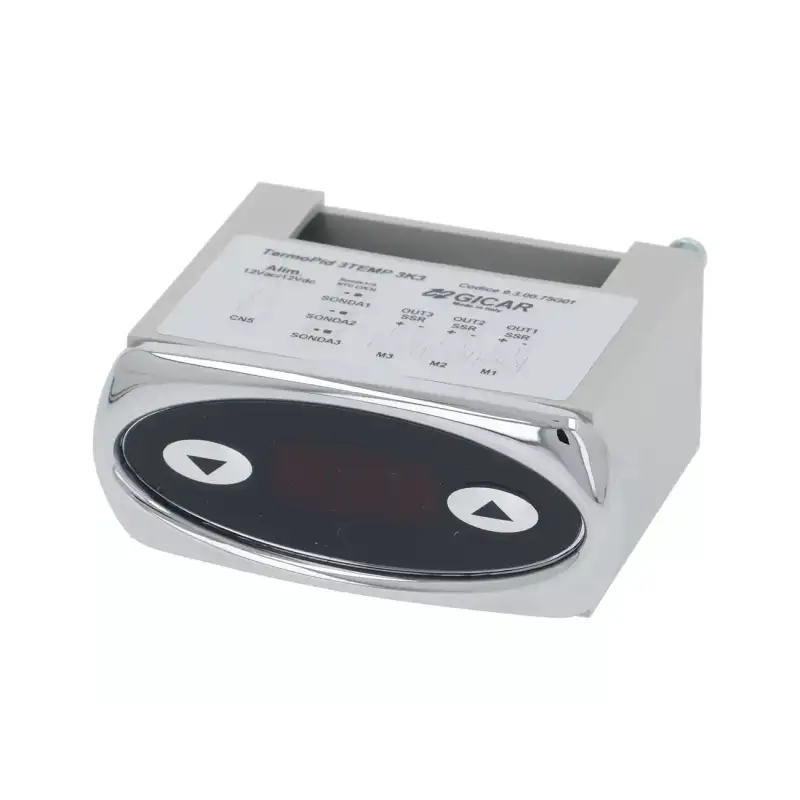 Gicar 9.3.00.75G01 Termopid digitale thermostaat 12Vac/Vdc