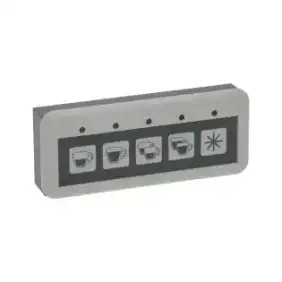 Gicar panel de botones pulsadores 9.9.09.51G de 5 botones