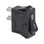 Interruttore monopolare nero 16A 250V 11x30 mm