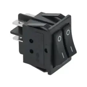 SPM OEM 04.BA0081.001 interrupteur noir double unipolaire