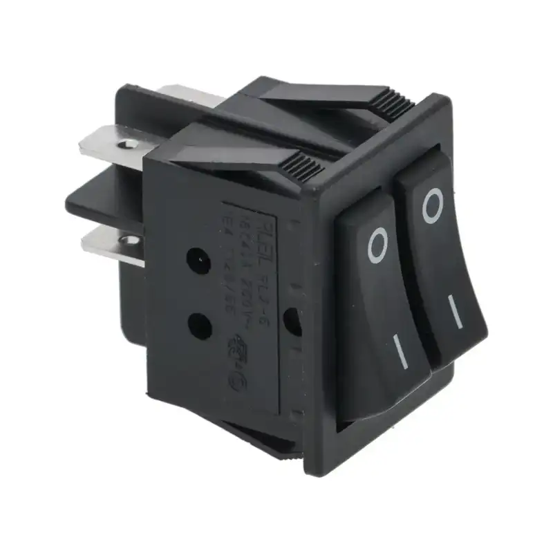 SPM OEM 04.BA0081.001 black double one-pole switch