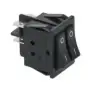 SPM OEM 04.BA0081.001 black double one-pole switch