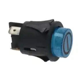 Interruptor de botón azul Eureka OEM J1011,0023 de entrada/salida.