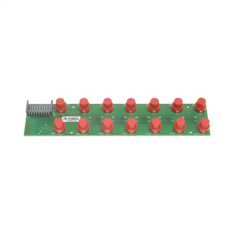 Panel de botones de empuje OEM de Necta Vending con 14 botones.