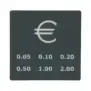 Necta Vending price adhesive plate 101 x 101 mm