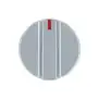 Angelo PO OEM Pomello Argento Ø 55 mm Foro a Forma di D 8x6.4 mm - 3389310