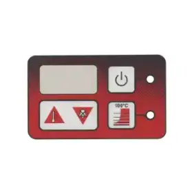 Plaque de commande adhésive OEM Angelo PO 97x60 mm 37M8560 Fabriqué en Italie