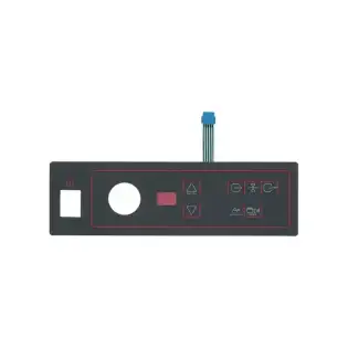 Teclado de membrana Sammic OEM 2149499, 310x95 mm, fabricado em Espanha.