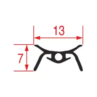 MBM OEM RIC0004731 Ofentürdichtung-Set G4SF-SF7 Hergestellt in Italien