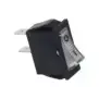 Witte enkelpolige schakelaar 16A 250V 0-I Faston 6.3 mm