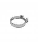 Stainless steel clamp for motor/pump