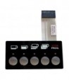 Touch pad a 5 pulsanti Wega Polaris