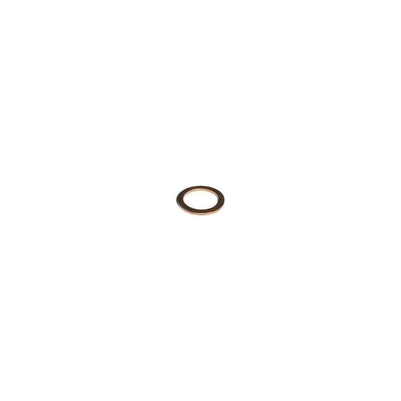 Flat copper gasket 28x24x1mm