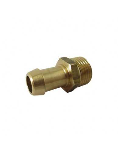 Messing slang connector 1/2" M 16,5mm