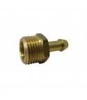 Brass hose barb 1/2" M dia 8mm