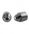 Chromed steam stem 4 holes dia 1,5mm