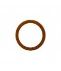 Flat copper gasket 27x21.5x1mm 1/2"