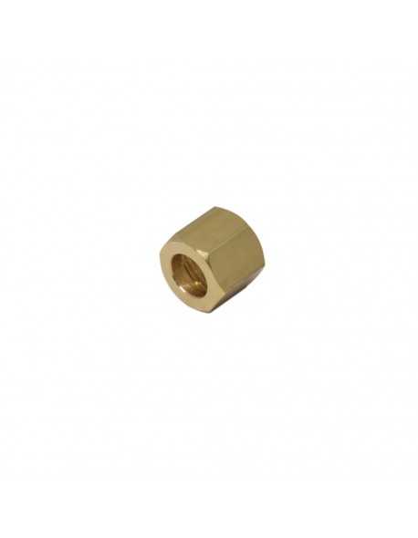 Brass nut 1/4 for 10mm welding cap