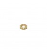 Mezzo dado in ottone 1/4 "5 mm esagonale 17