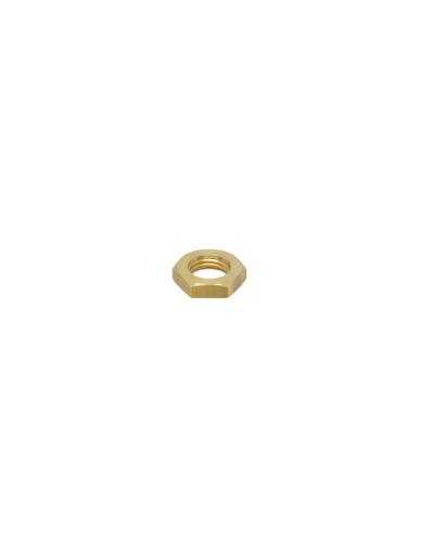 Brass half nut 1/4" 5mm hex 20