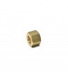 Messing moer 1/2 voor 14mm soldeer fitting