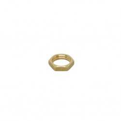 Brass half nut 3/8" 5mm hex 20