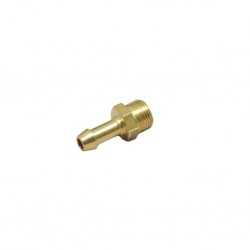 Brass hose barb 3/8" M dia 9mm