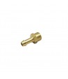 Messing slang connector 3/8" M dia 9mm