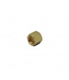 Brass nut 3/8" hole dia 12,5mm h 17mm