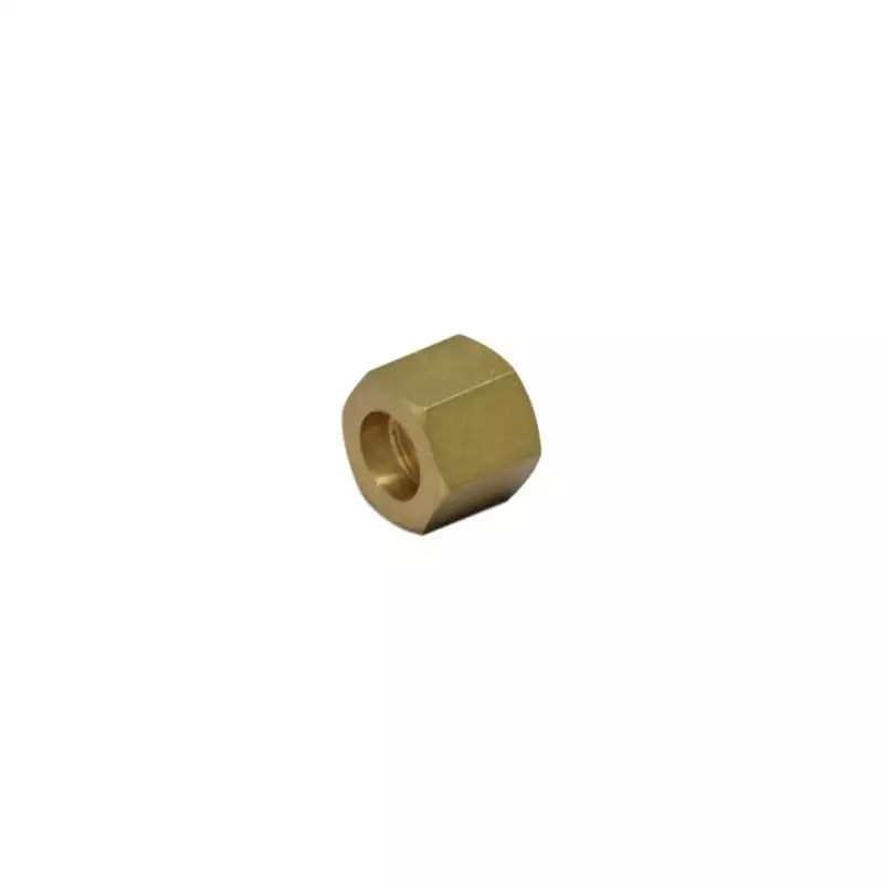 黄铜螺母3/8“孔直径12.5mm h 17mm