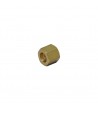 Dado ottone 3/8 "foro dia 12,5mm h 17mm