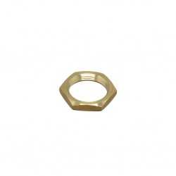 Half nut M26x1.5 brass