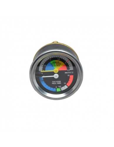 Carimali manometer kedelpumpe 0-2,5 bar / 0-16 bar