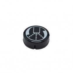 Bouton de robinet La Spaziale avec sérigraphie