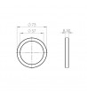 Portafilter pakking 73X57X8.5mm