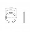 Junta portafiltro Astoria Wega 73x56x9mm