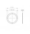 Faema Portafilter gasket shim 0.5mm