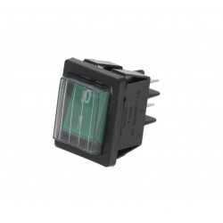 Bipolar switch green 16A 250V