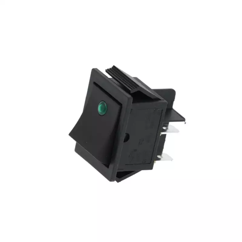 Interruttore bipolare nero 16A 250V