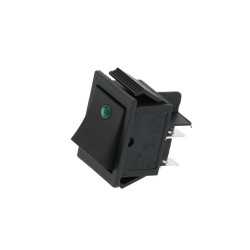 Interruttore bipolare nero 16A 250V