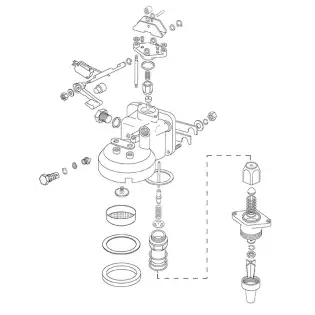 Faema No stop/compact brewing group parts