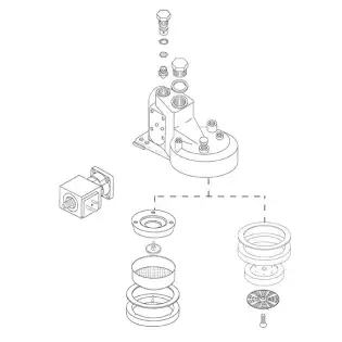 Faema parts - Due/E97/E98 brewing group