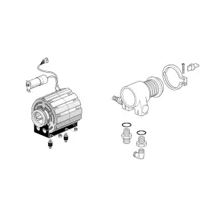 La Spaziale S1 Vivaldi Motor and Pump components