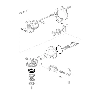 La Spaziale Professionale espresso machine parts brewing group